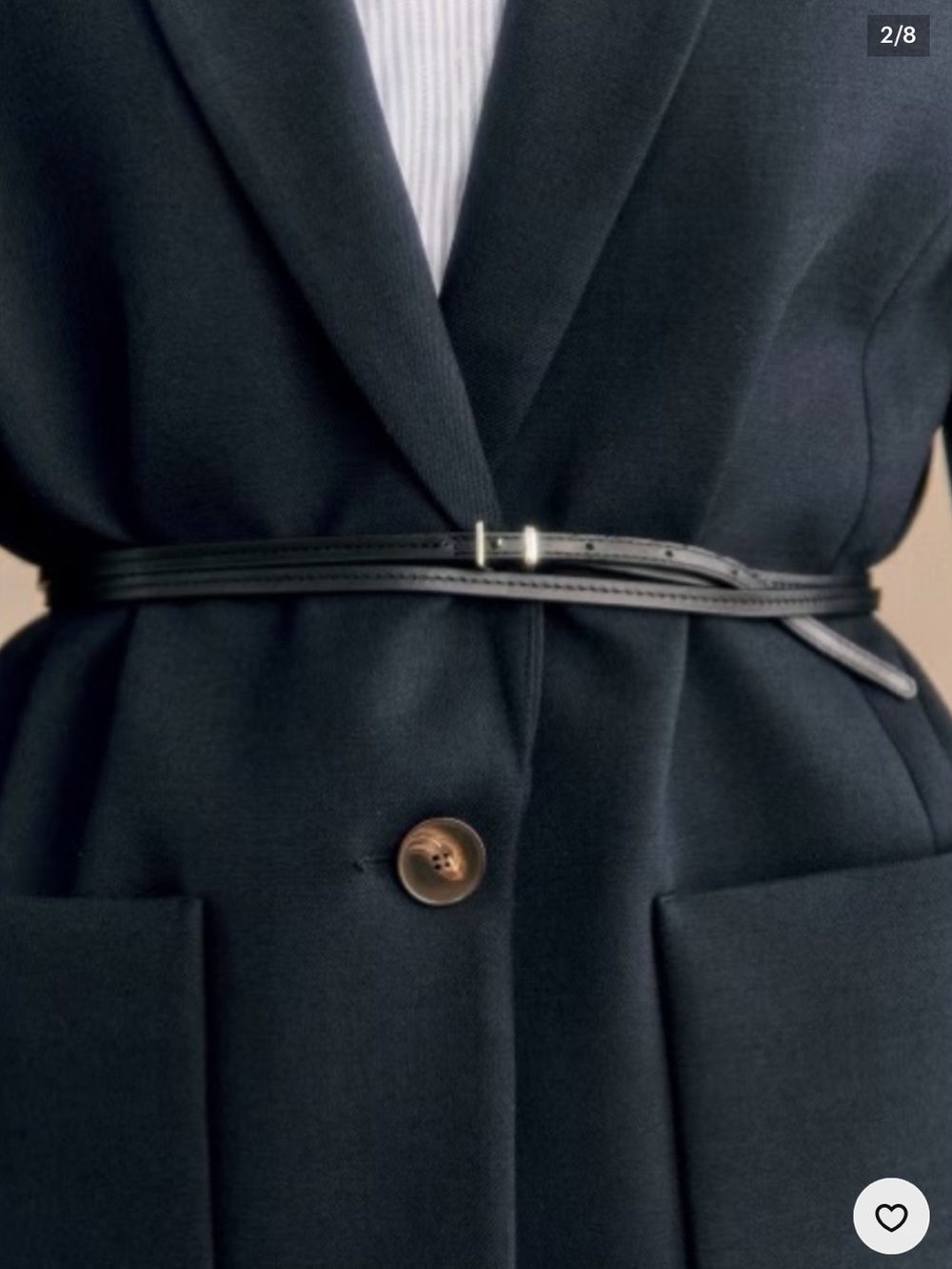 Sezane Anemone Wrap Belt